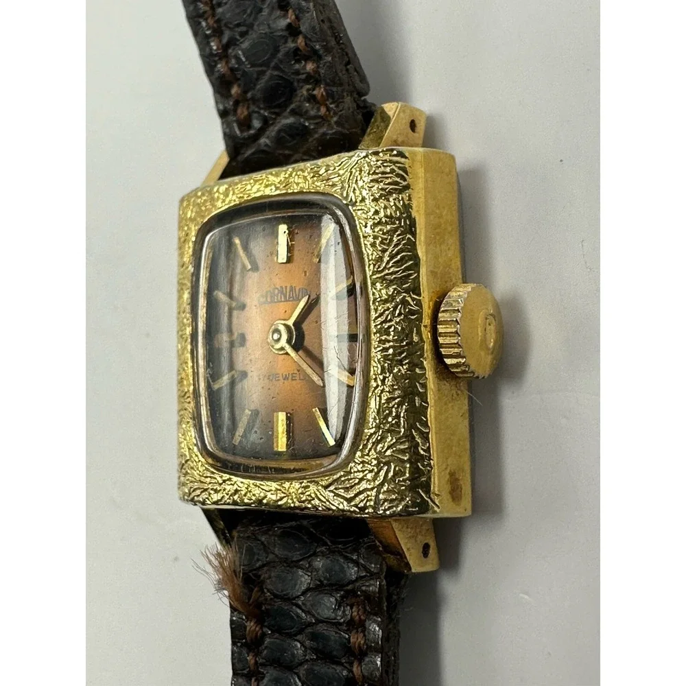Cornavin Pentaflex Ladies Watch Manual Wind Works 17MM 6.5